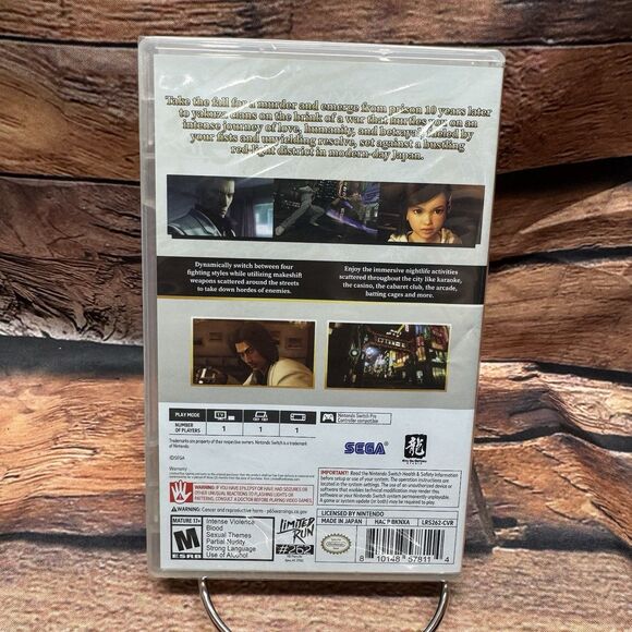 Yakuza Kiwami Limited Run Games #263 Nintendo Switch Video Game LRG New Sealed - Picture 2 of 6